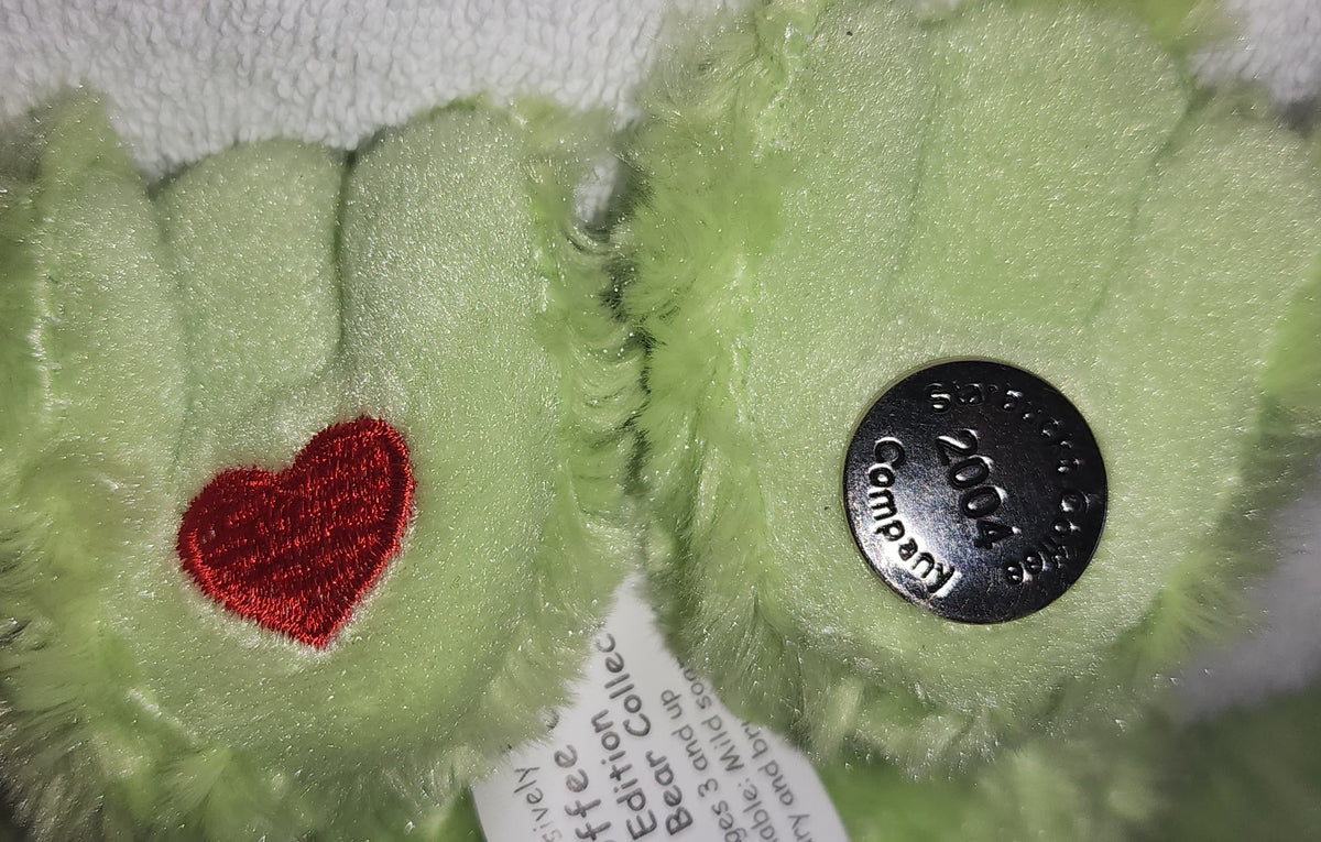 Starbucks Kiss Me 2004 Limited Edition Plush Bear Frog Costume - Image 4