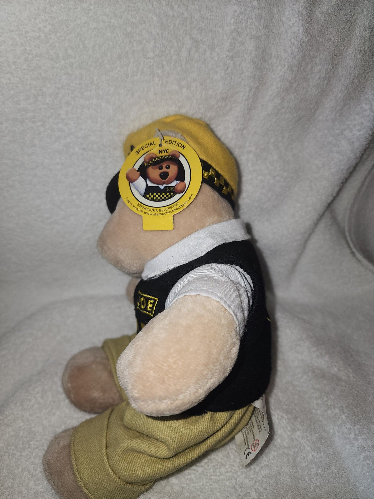Starbucks Bearista 2005 NYC Taxi Driver Plush Bear Special Edition - Image 4