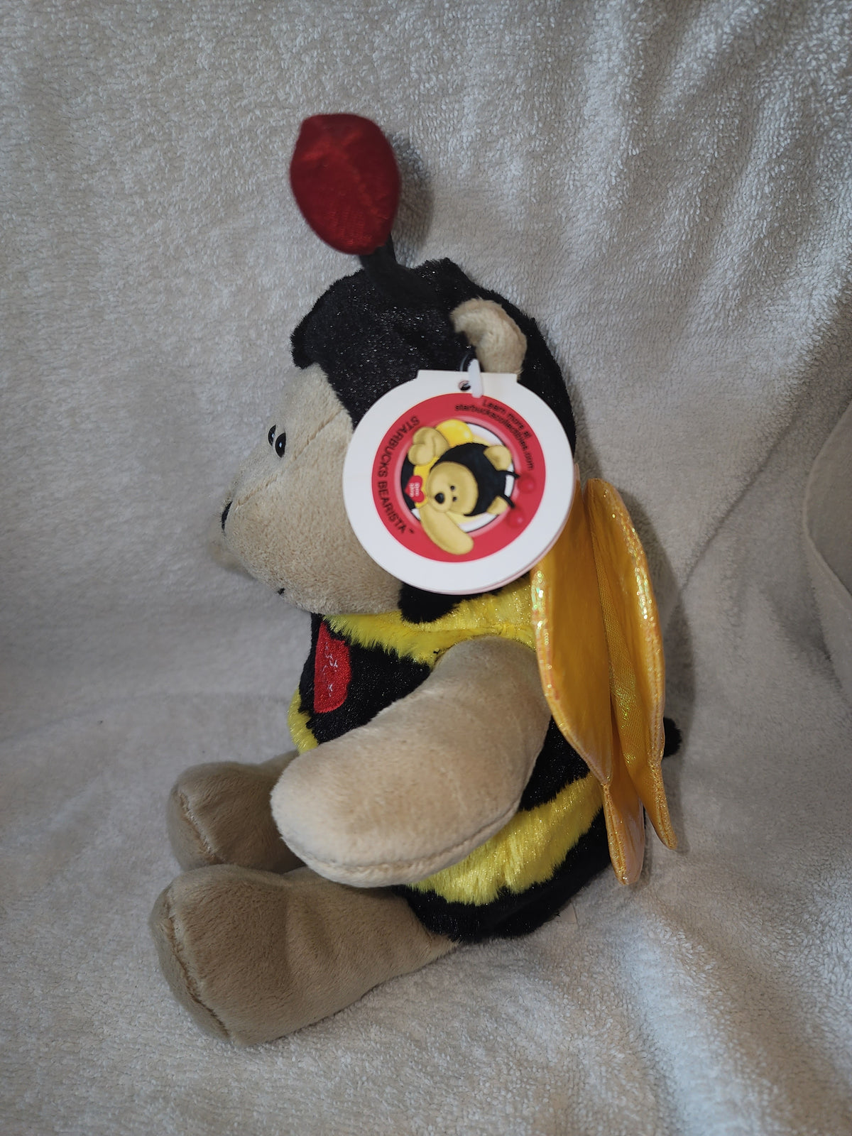 Starbucks Bearista Plush Bear Bee Costume 2005 Collectible - Image 2