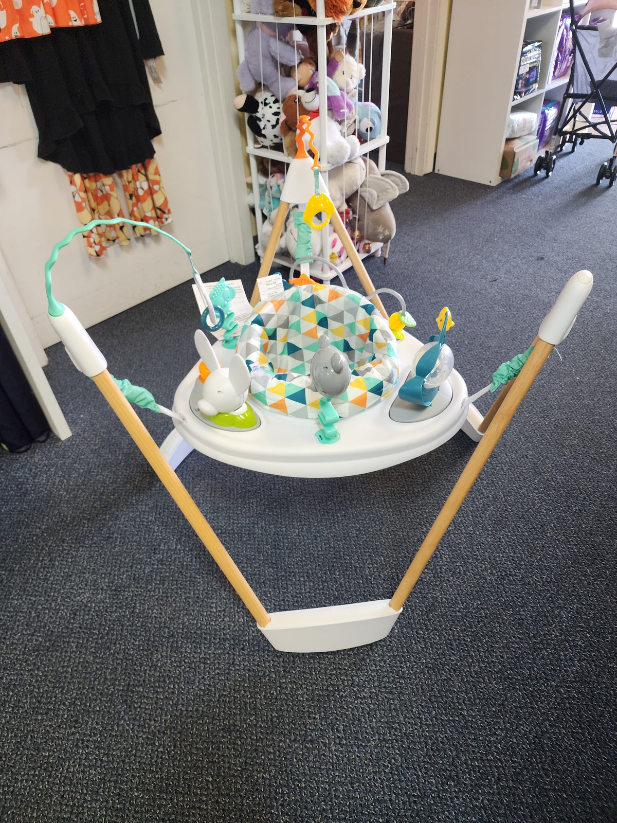 Evenflo Exersaucer Woodland Wonder Activity Jumper - Image 1