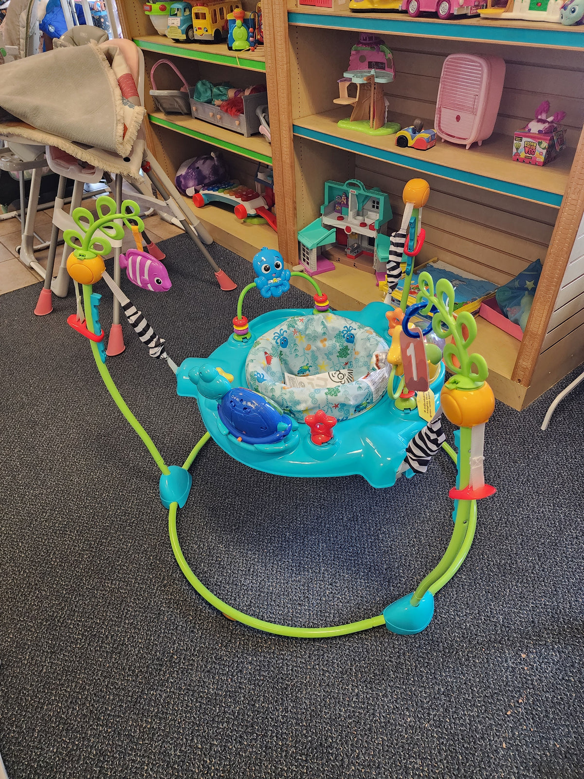 Baby Einstein Ocean Explorers Curiosity Cove 2-in-1 Activity Jumper - Image 3