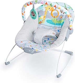 Bright Starts Safari Fun Vibrating Bouncer Toy Bar Harness - Image 1