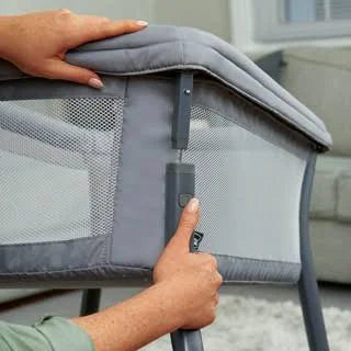 Chicco LullaGo Anywhere Bassinet Gray Portable Baby Crib - Image 3