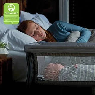 Chicco LullaGo Anywhere Bassinet Gray Portable Baby Crib - Image 2